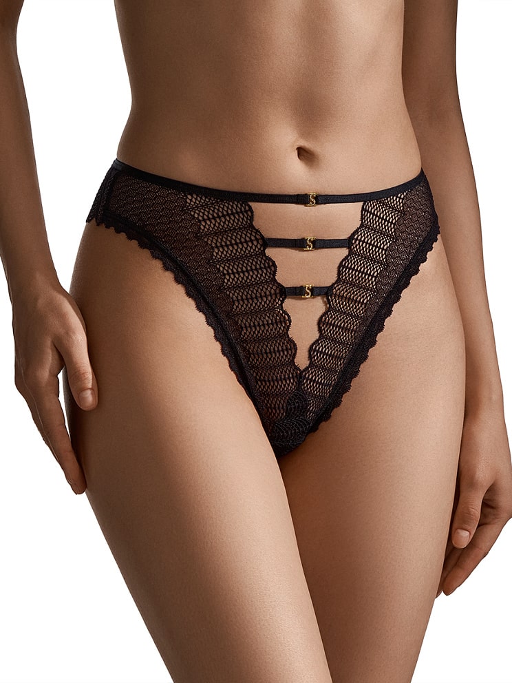 SiSi трусы Glamour Brasiliana Alto SI 2641B (чз), Черный