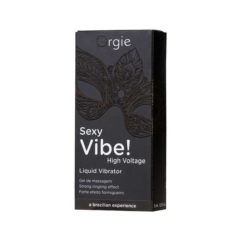 Orgie sexy vibe "High Voltage" гель для массажа с усиленным эффектом вибрации, 15 мл