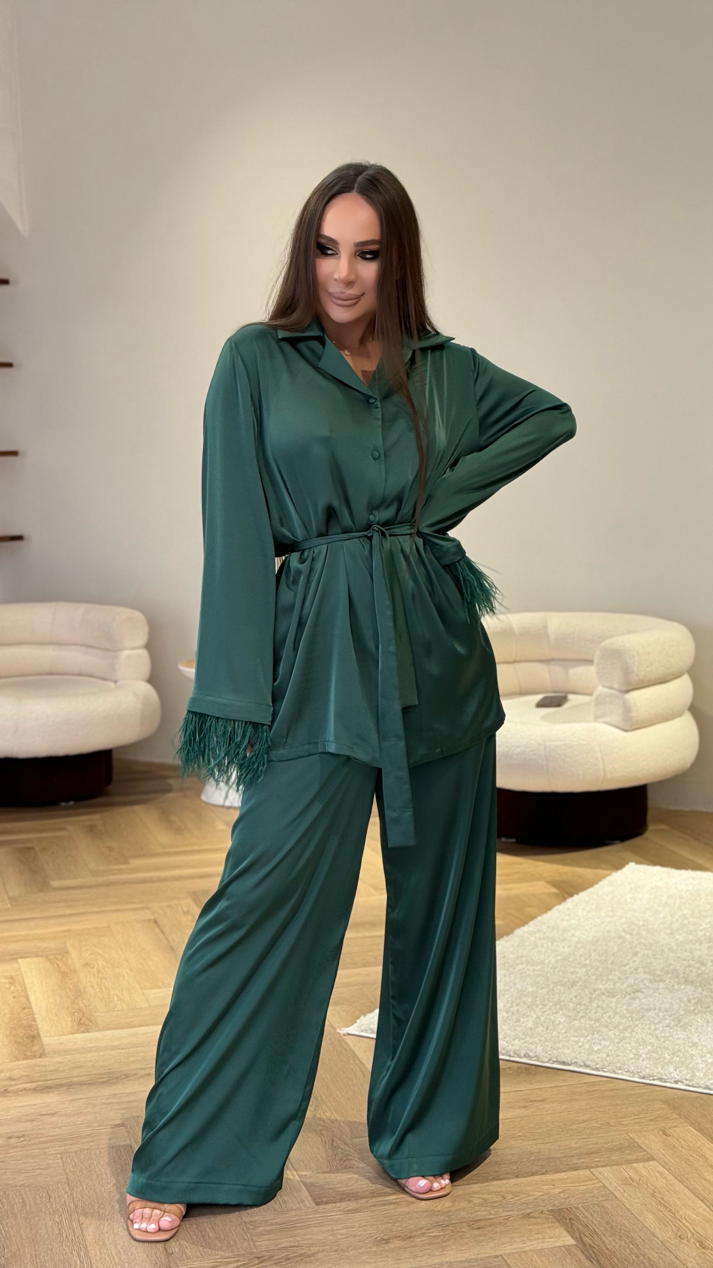 Instinto костюм Layla, Зеленый 