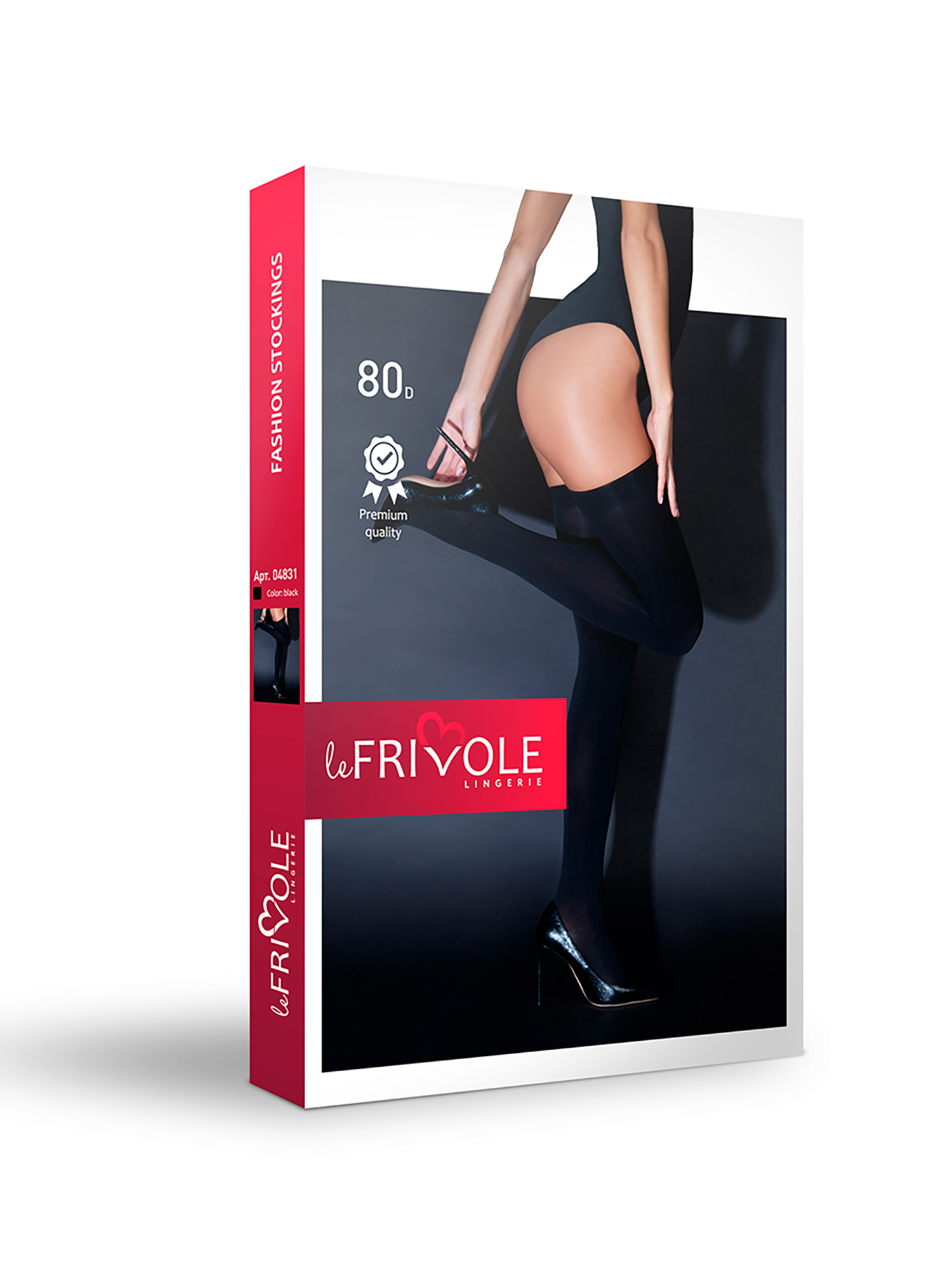 Le Frivole плотные черные чулки Sense 04831 (чз), Черный