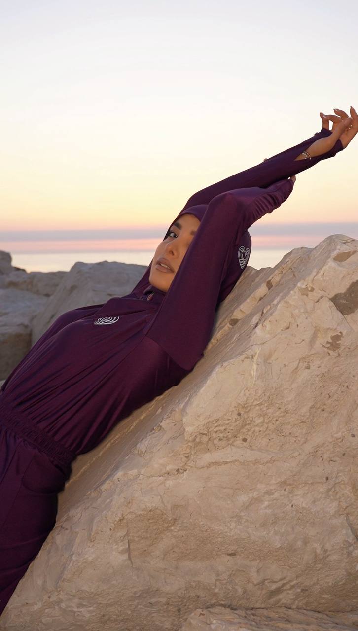 Instinto буркини комбез макси Zazoo, Фиолетовый