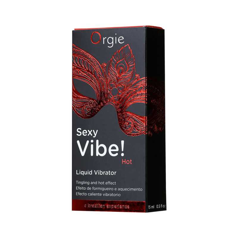 Orgie Sexy Vibe "Hot" гель для массажа с разогревающим и вибрирующим эффектом, 15 мл*