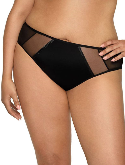 Ava трусики бразильяно PROTEA 1923, Черный