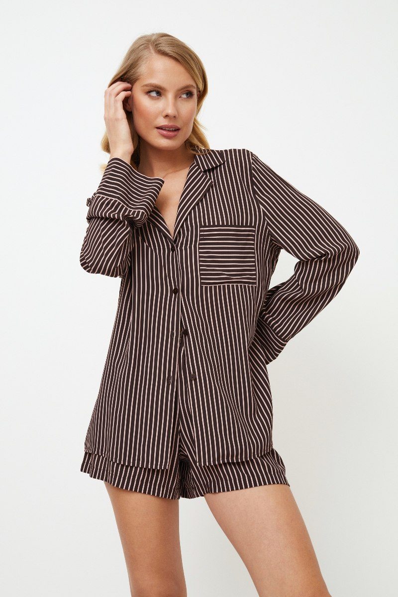 Aruelle пижама Margot, Коричневый*