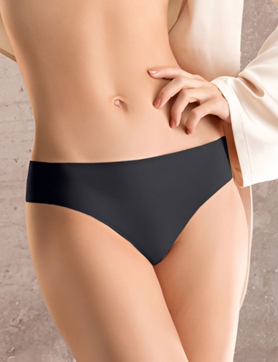 Mioocchi трусы бразилиана Selena 8280, Черный