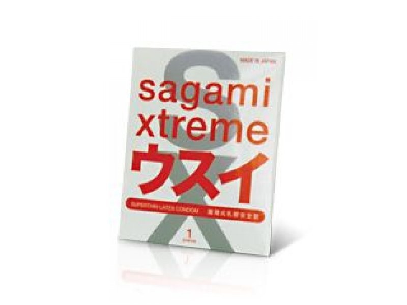Sagami презервативы латексные ультратонкие Xtreme Superthin, 1 шт.