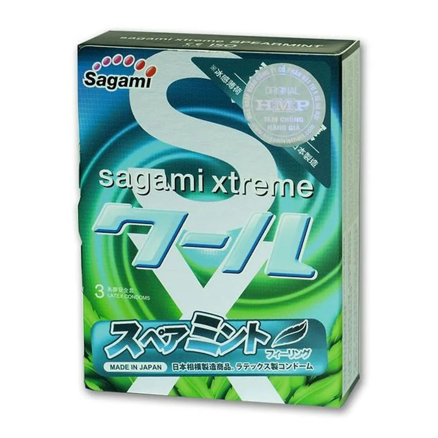 Sagami Xtreme презервативы с ароматом мяты Mint, 3 шт