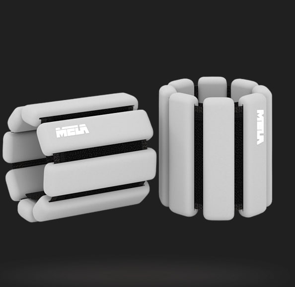 MELA утяжелители для рук и ног 2 x 1,5 кг, Серый*