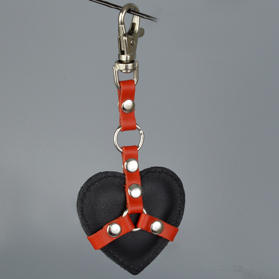 Sitabella брелок Сердце 4089-12, Черный