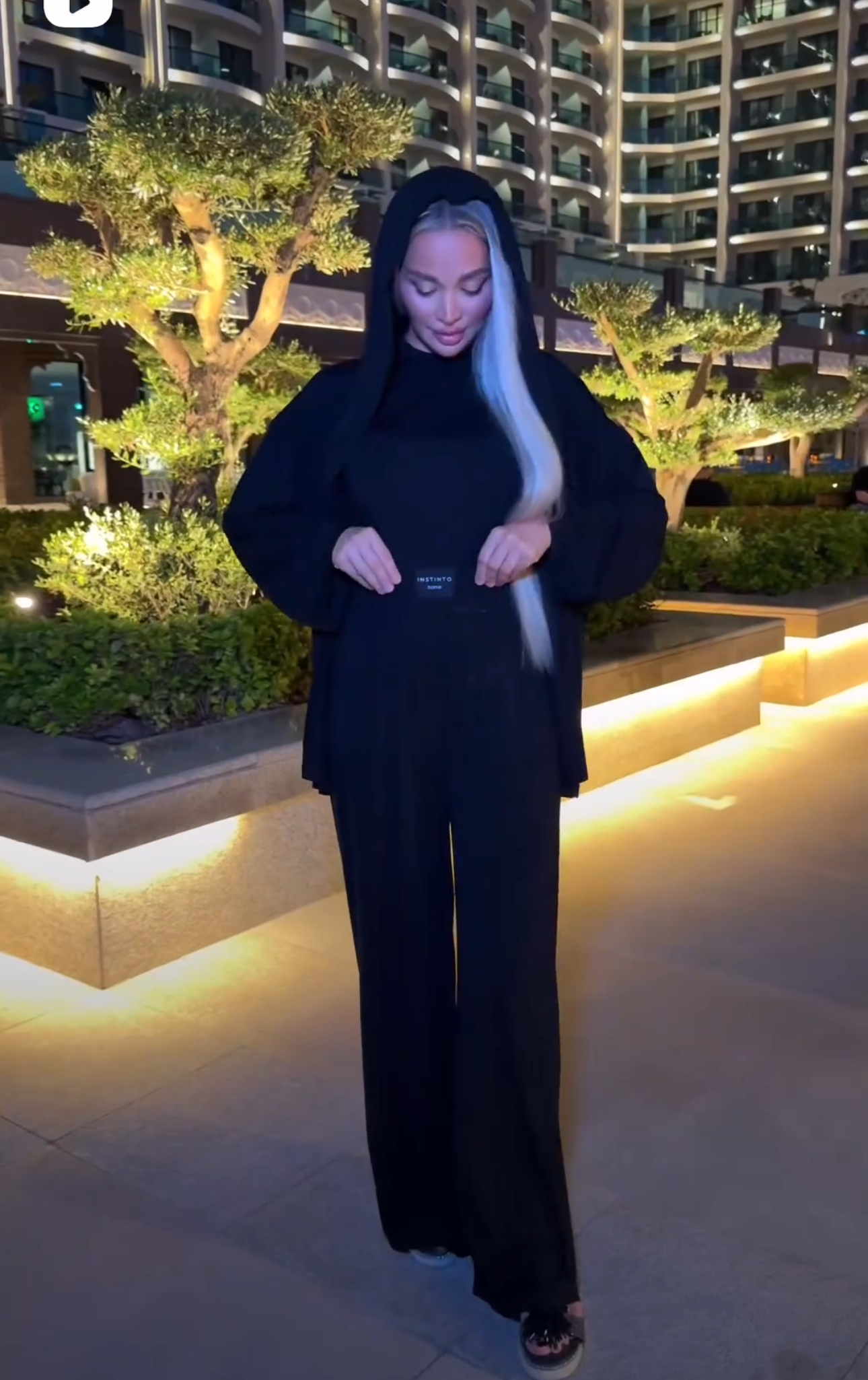 Instinto костюм Gendry, Черный