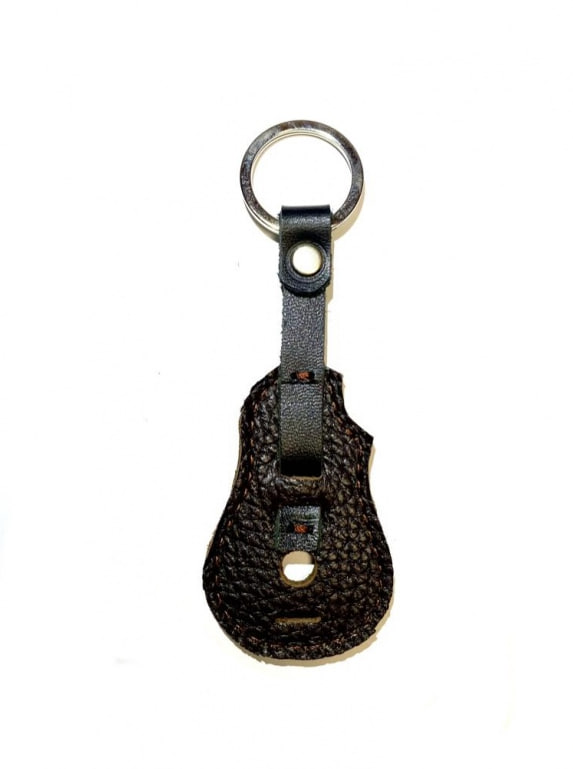 BDSM Арсенал брелок кожаный Гитара, Черный
