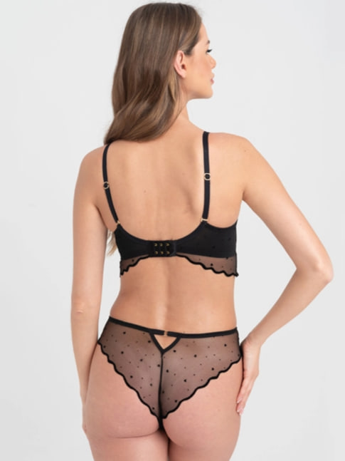 Samanta трусики бразильяно Melania М300 (чз), Черный