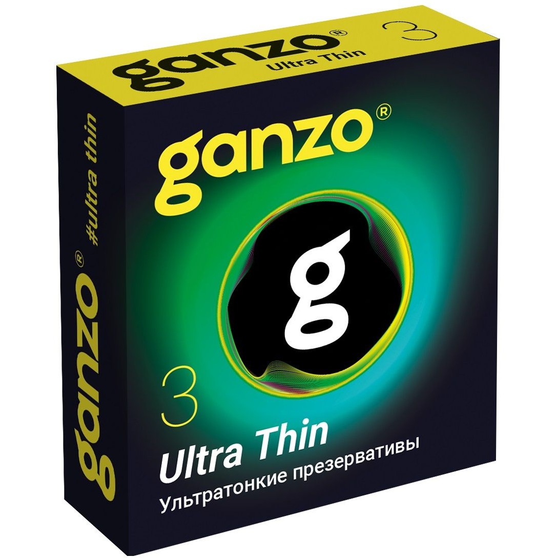 Ganzo презервативы Ultra Thin, 3 шт.