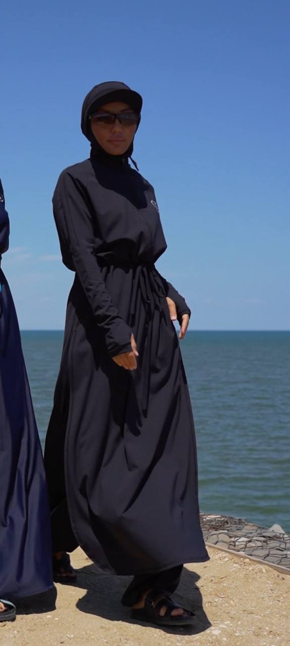 Instinto буркини костюм Alma, Черный