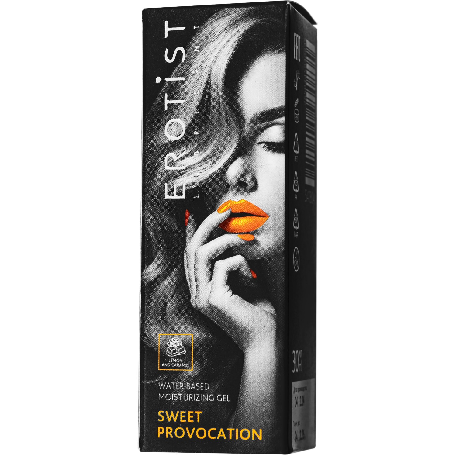 Erotist съедобный гель Sweet Provocation вкусом лимона и карамели, 30 мл.