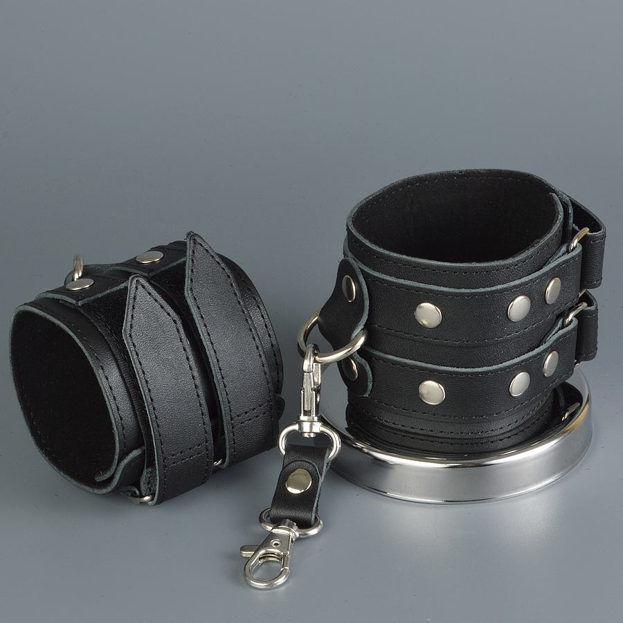 Sitabella наручники на липучке с двумя ремешками 3051-1, Черный