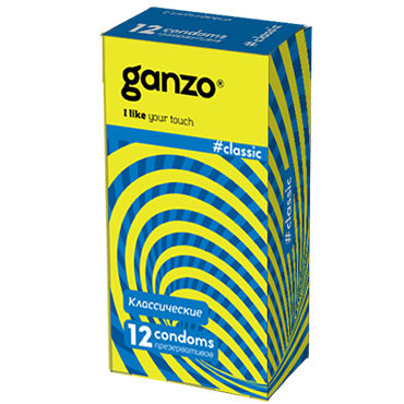 Ganzo презервативы Classic, 12 шт.