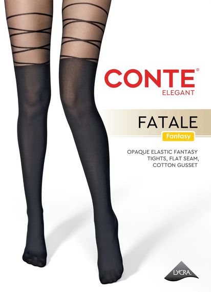 Conte колготки женские CE FANTASY FATALE 60 (чз), Черный