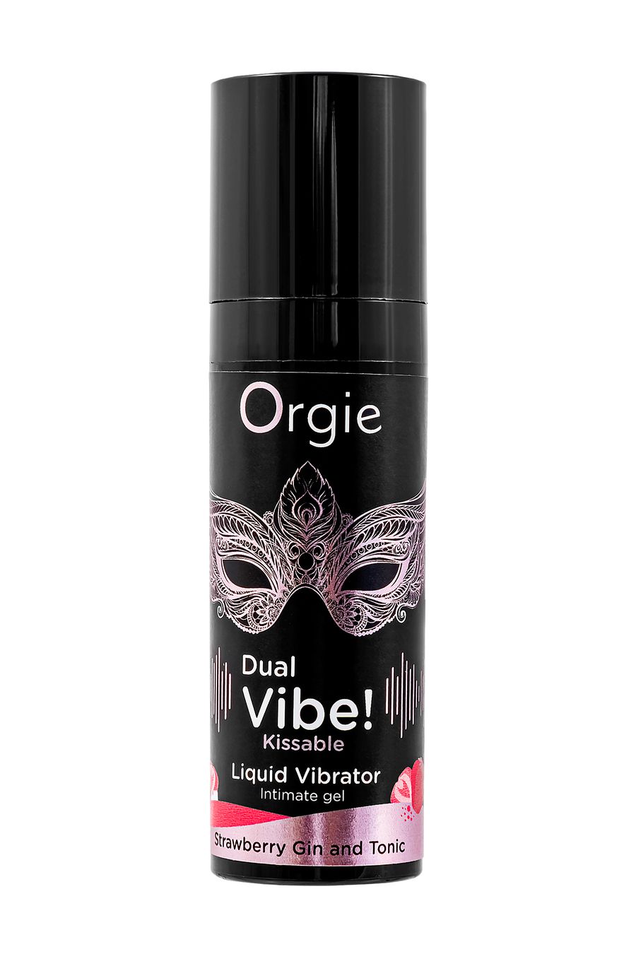 Orgie DUAL VIBE cъедобный гель с эффектом вибрации Strawberry Gin And Tonic, 15 мл.