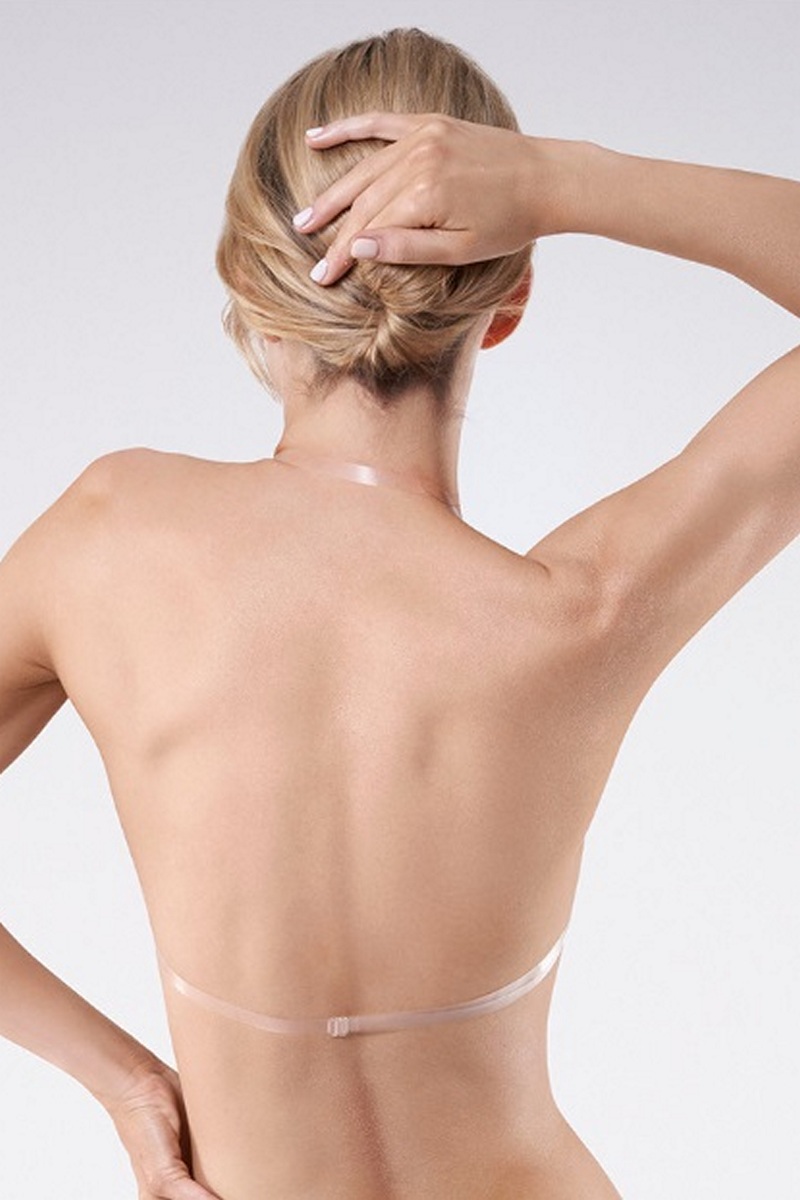 Julimex бюстгальтер невидимка с бретельками BS-04, Бежевый