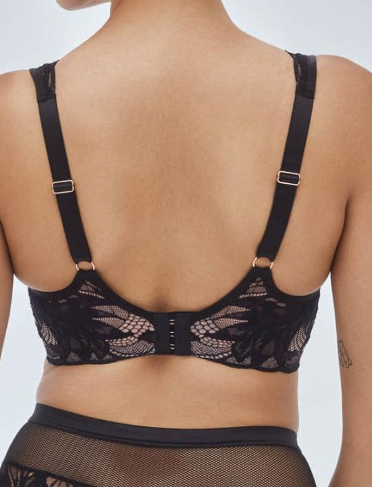 Alles бюст Boudoir M Bralette (чз), Черный