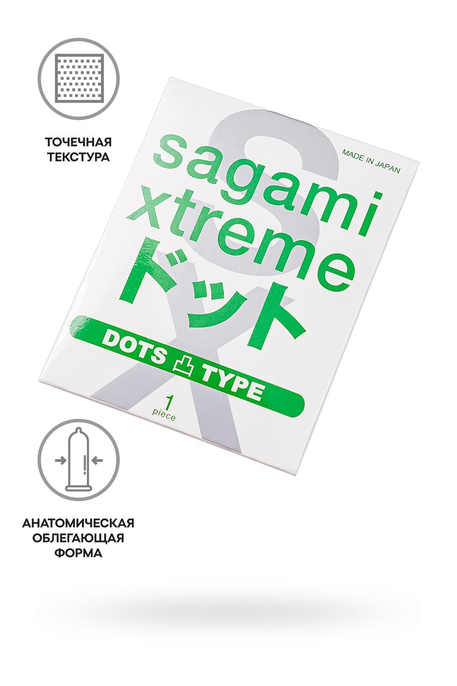 Sagami Xtreme презервативы латексные Type-e, 1 шт.