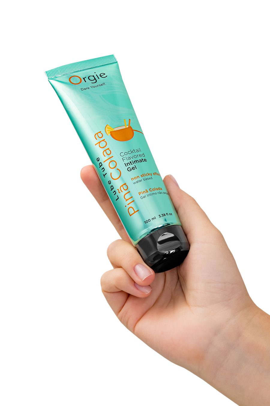 Orgie Lube Tube Cocktail гель на водной основе со вкусом Пина колады, 100 мл.