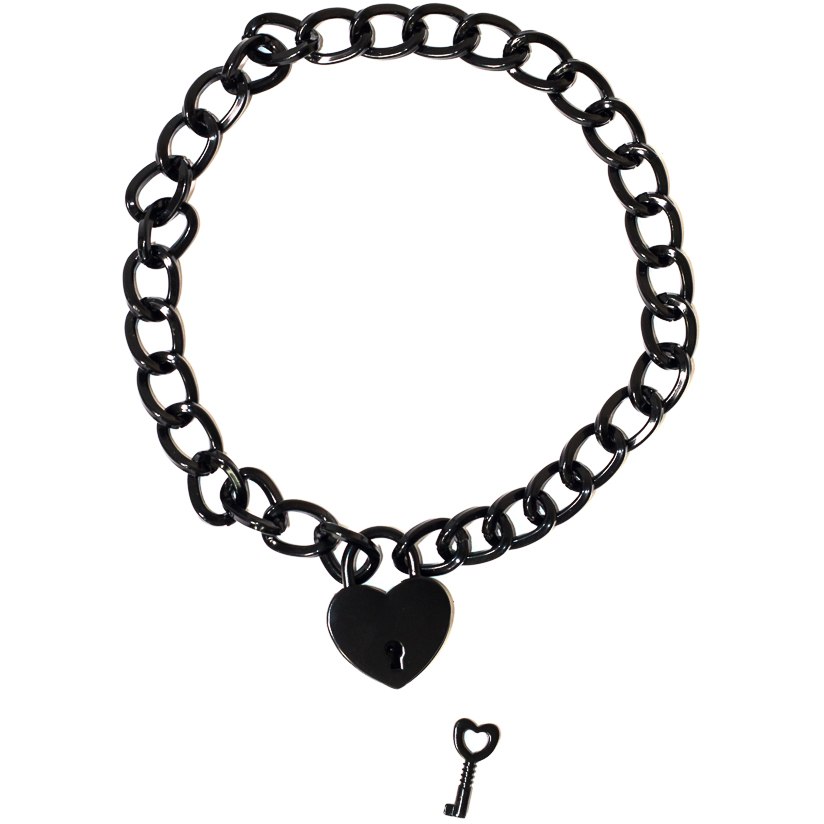Lola Games ошейник с ключиком Party Hard Embrace Black, Черный*