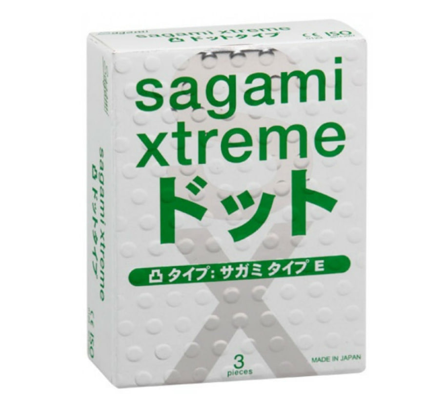 Sagami презервативы латексные Xtreme 0,02 Type-E, 3 шт
