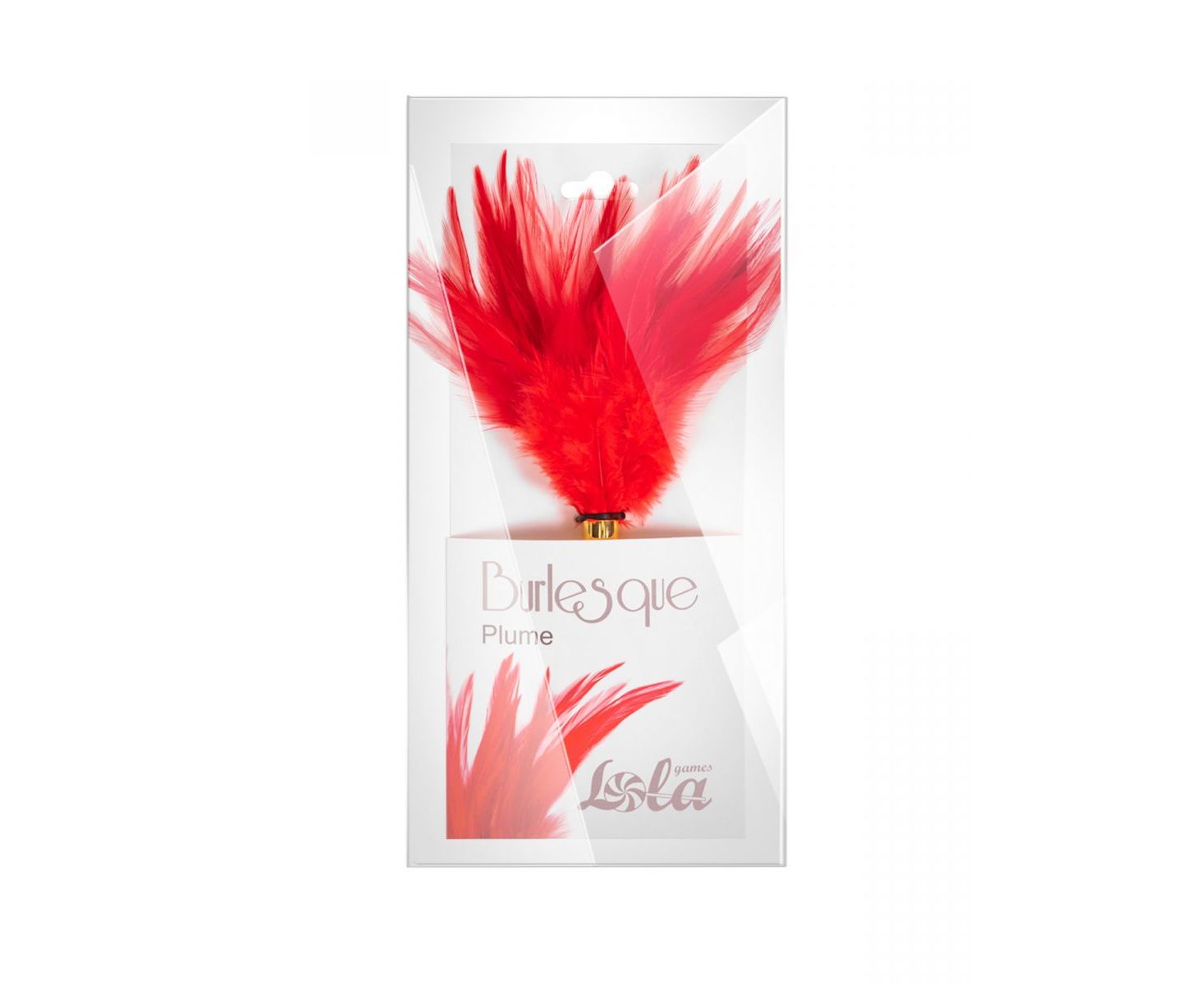 Lola Games перьевой тиклер Burlesque Plume 23 см, Красный