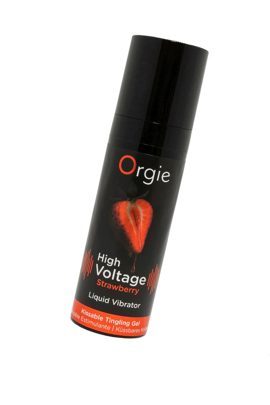 Orgie гель для массажа High Voltage Strawberry с усиленным эффектом вибрации, 15 мл.