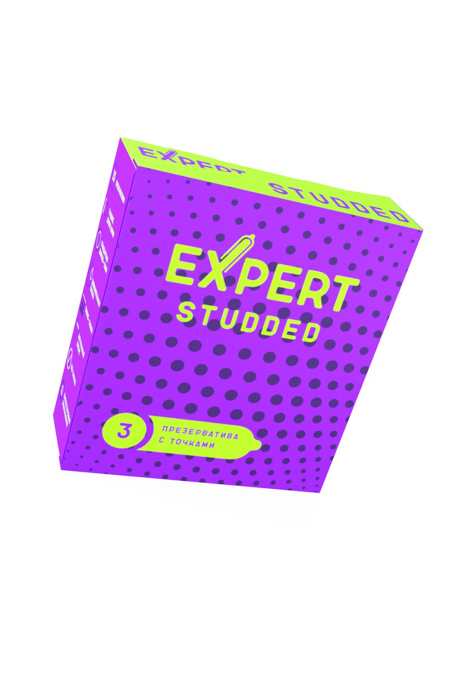 Expert презервативы Studded, 3 шт.