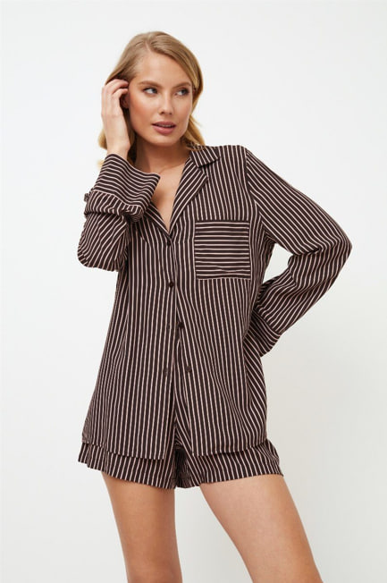 Aruelle пижама Margot, Коричневый*