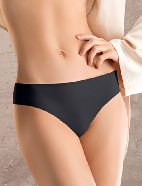 Mioocchi трусы бразилиана Selena 8280, Черный