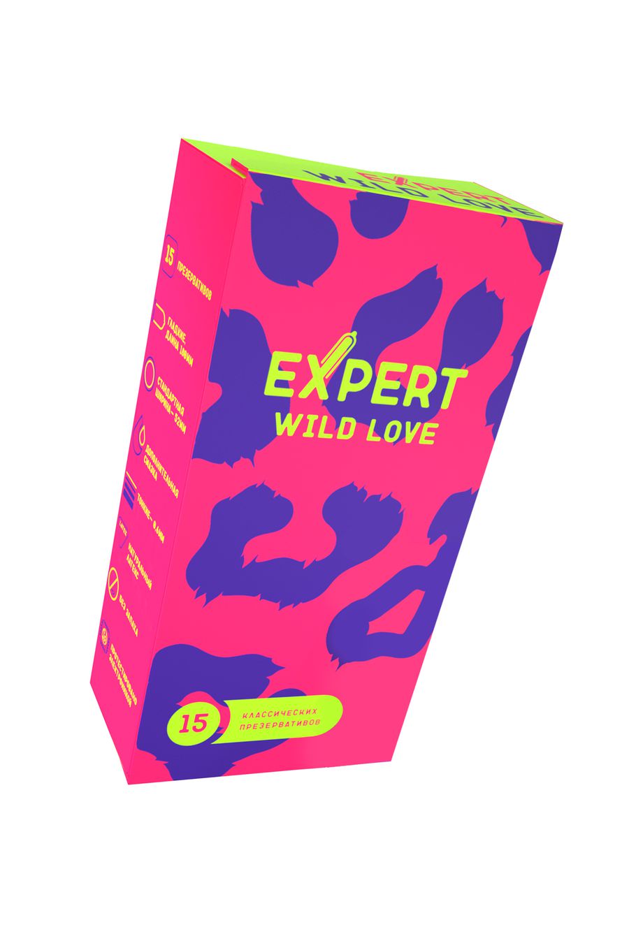 Expert презервативы Wild Love, 15 шт.