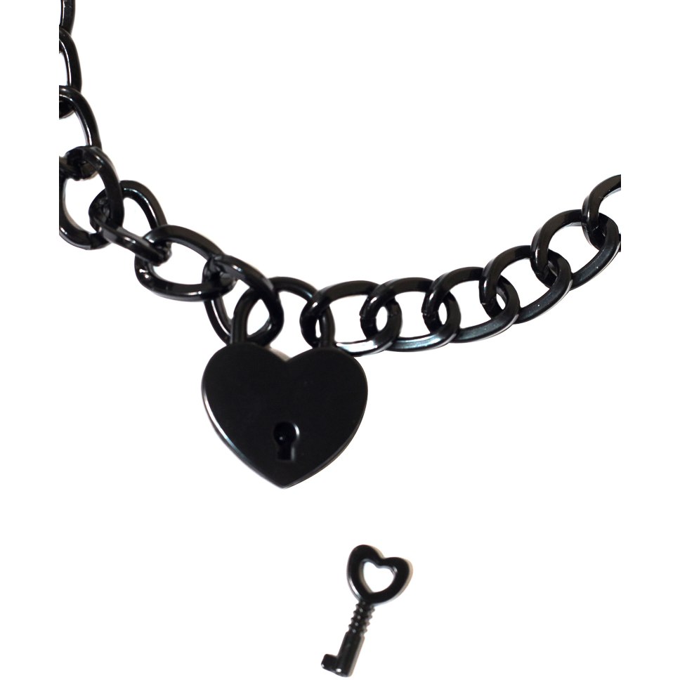 Lola Games ошейник с ключиком Party Hard Embrace Black, Черный*