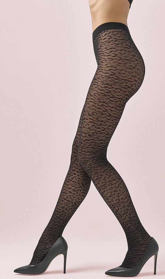 SiSi колготки LEOPARDO 40, Черный