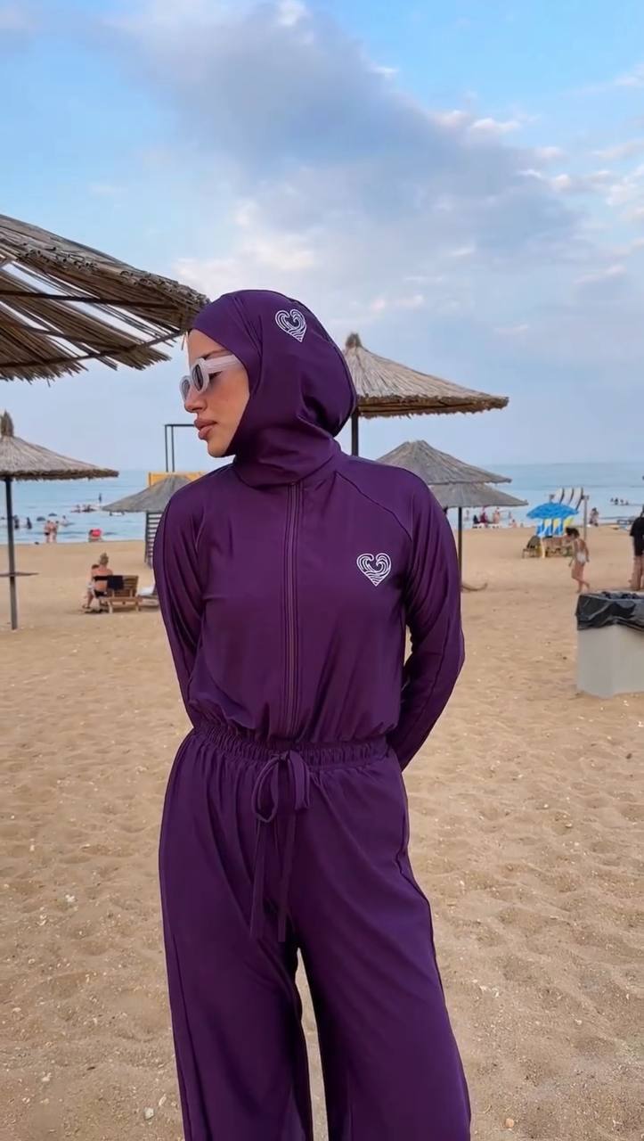 Instinto буркини комбез макси Zazoo, Фиолетовый