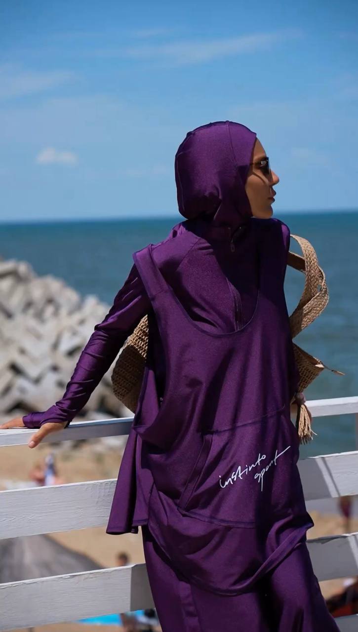 Instinto буркини комбез макси Zazoo, Фиолетовый