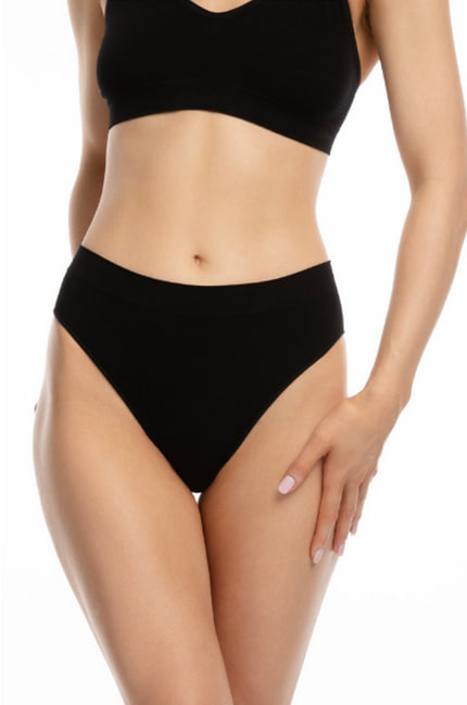 Julimex трусы слипы BAMBOO BIKINI, Черный