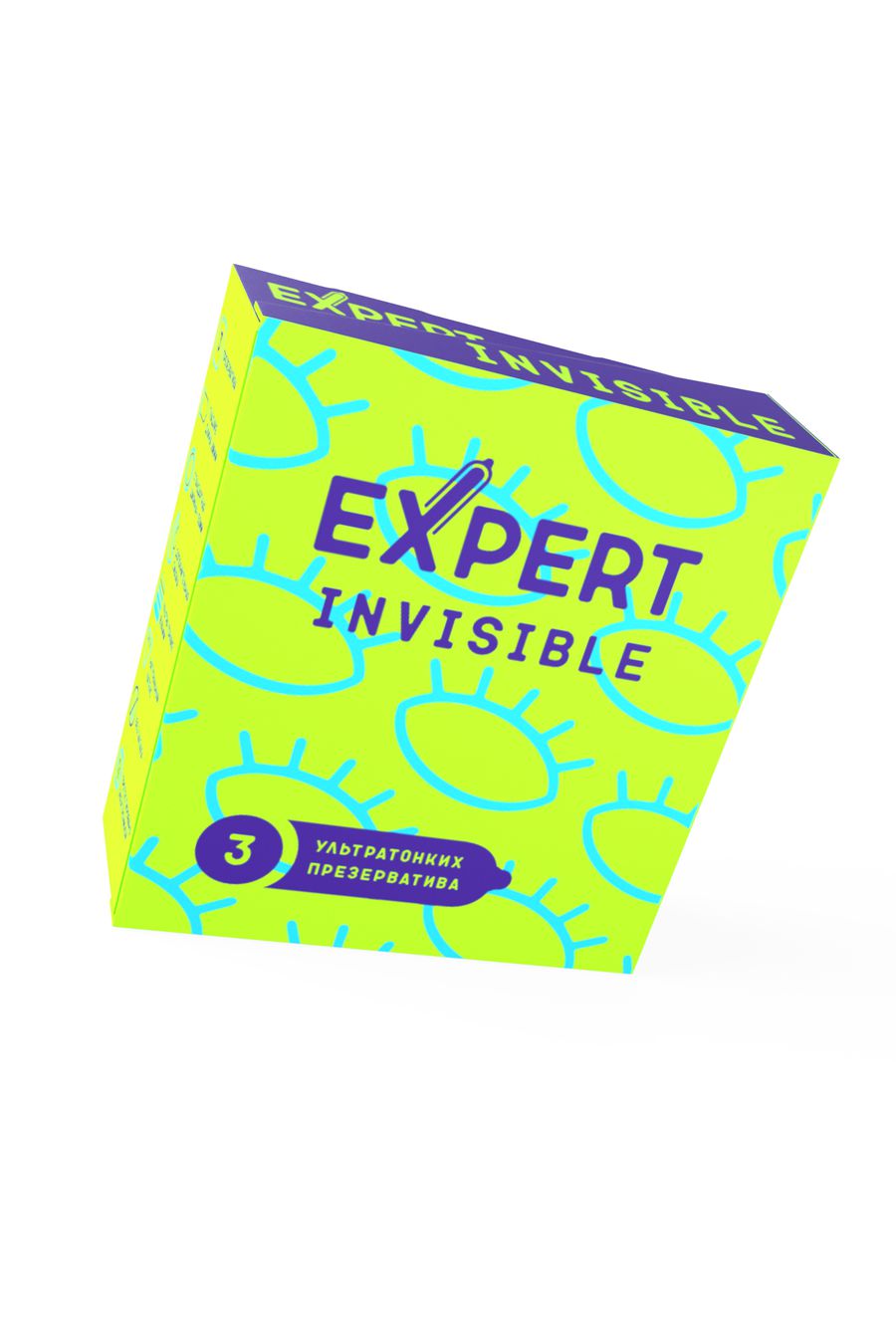 Expert презервативы ультратонкие Invisible, 3 шт.