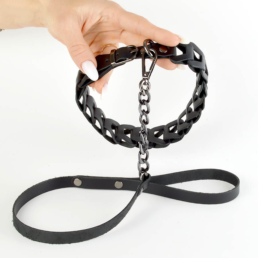 Sitabella ошейник Клеопатра 3458-1, Черный