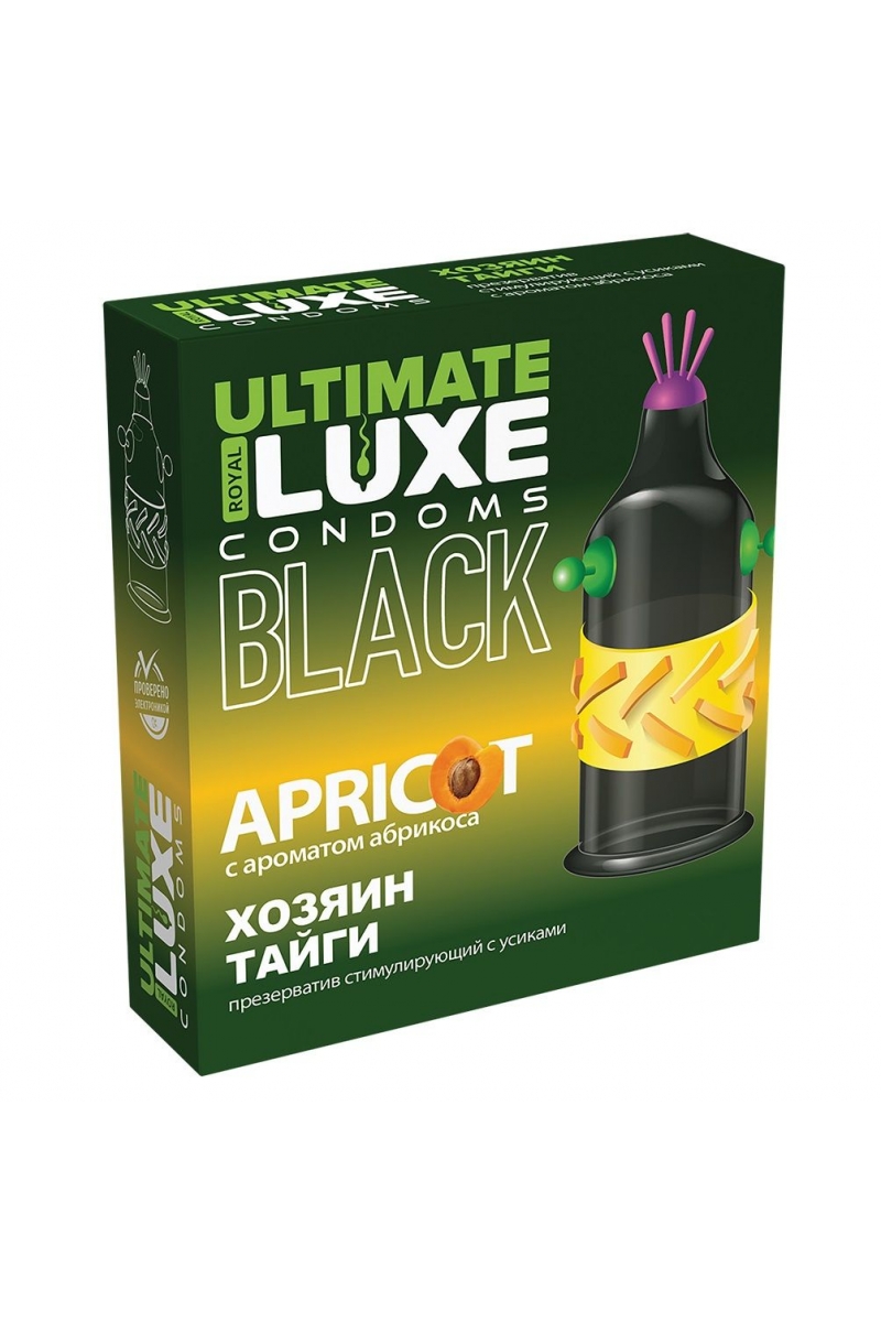 Luxe Ultimate презервативы с ароматом абрикоса Хозяин Тайги, 1 шт.