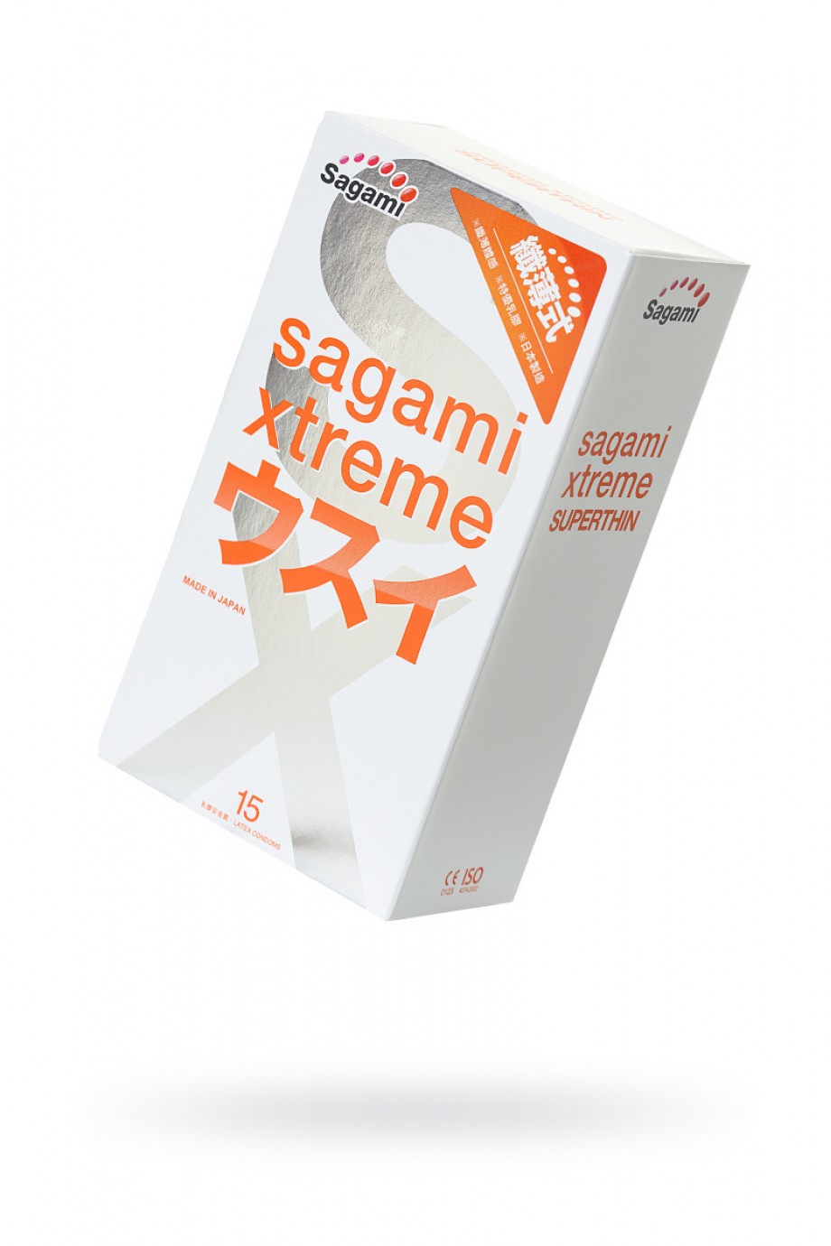 Sagami латексные презервативы Xtreme 0,04 мм, 15 шт.