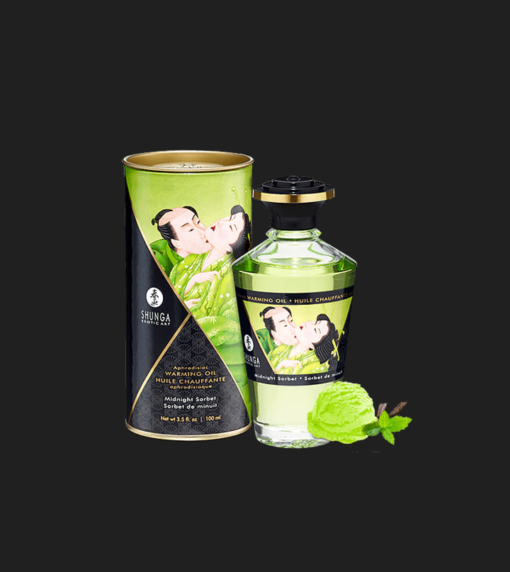 Shunga съедобное массажное масло со вкусом Щербета, 100 мл*