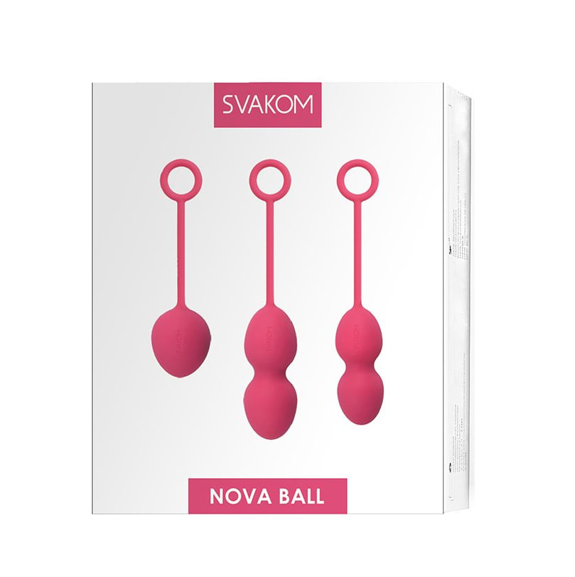Svakom Nova Ball вагинальные шарики со смещенным центром тяжести, Розовый