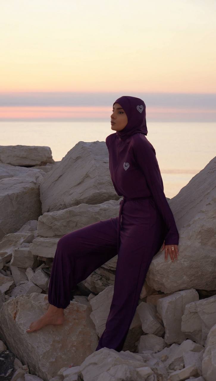 Instinto буркини комбез макси Zazoo, Фиолетовый