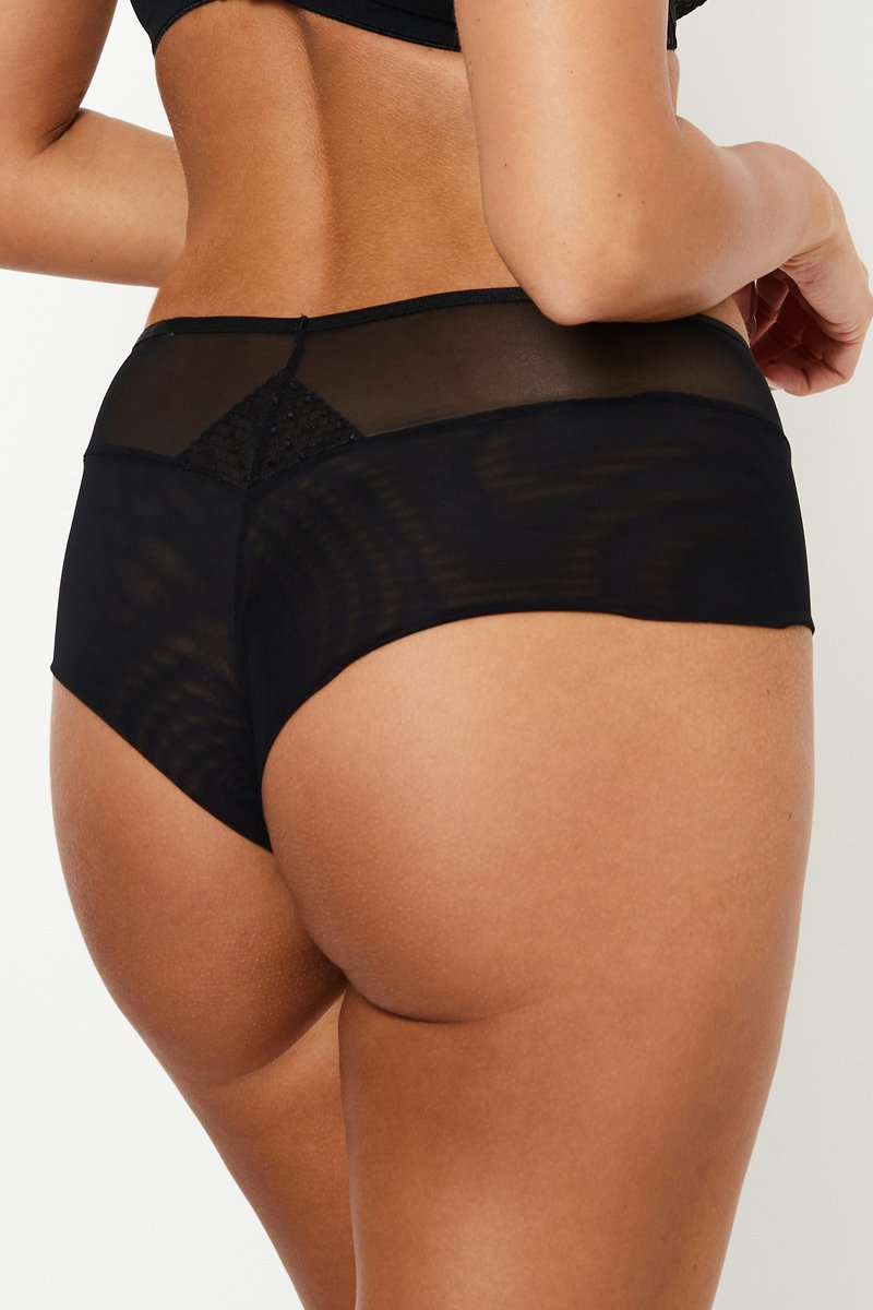 Subtille трусики бразильяно Miranda Black mini, Черный