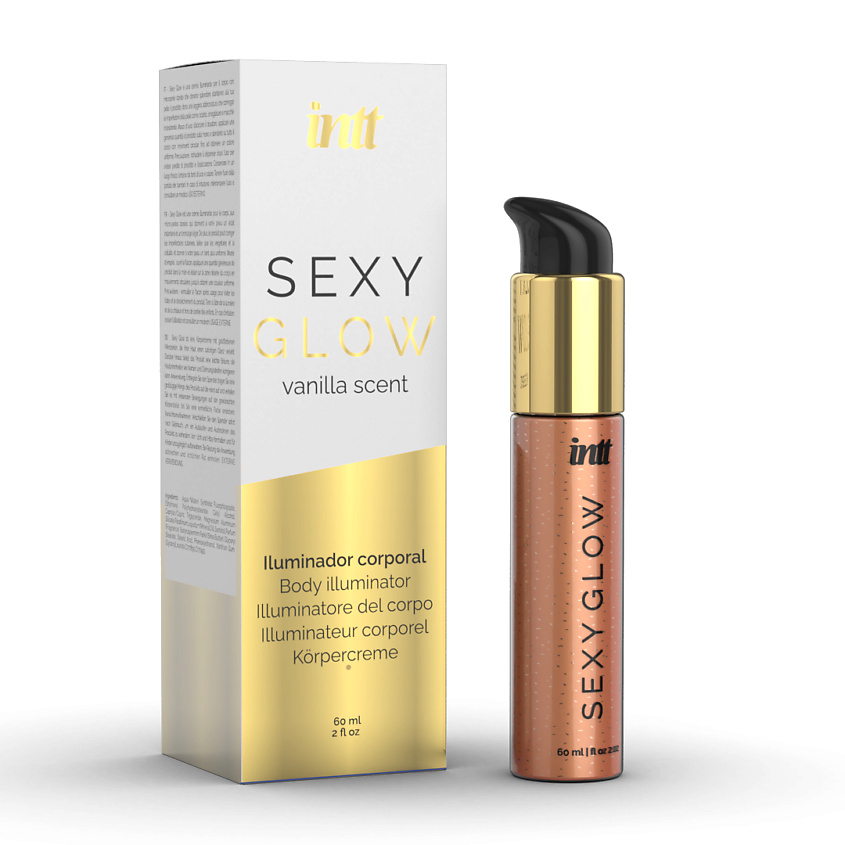 Intt лосьон для тела с блестками Sexy Glow, 60 мл.