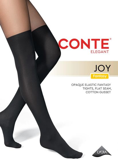 Conte колготки женские CE FANTASY JOY 60 (чз), Черный